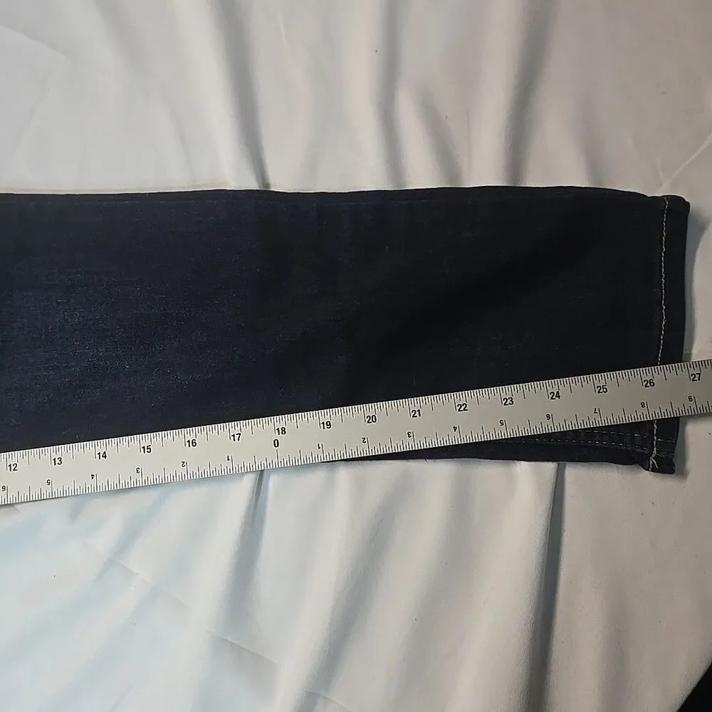 Slim Pants for Boys Wonder Nation Sz 16 Blue Jeans Adjustable Waistband Stretch